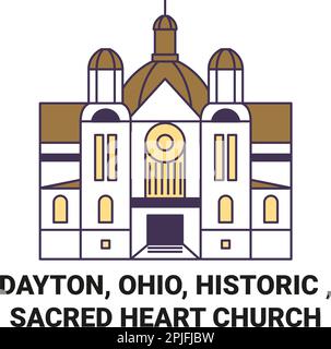 United States, Dayton, Ohio, Historic , Sacred Heart Church travel ...