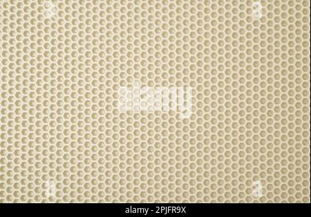 Beige modern foam rug as background. Stock Photo