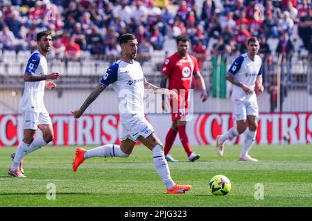 Monza, Italy. 02nd Apr, 2023. Mattia Zaccagni (SS Lazio) during AC Monza vs SS Lazio, italian soccer Serie A match in Monza, Italy, April 02 2023 Credit: Independent Photo Agency/Alamy Live News Stock Photo