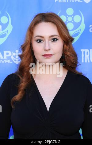 Santa Clarita, California, USA. 1st April, 2023. Jillian Clare attending the Inaugural Parapod Awards at Black 'N Blue Restaurant in Santa Clarita, California. Credit: Sheri Determan Stock Photo