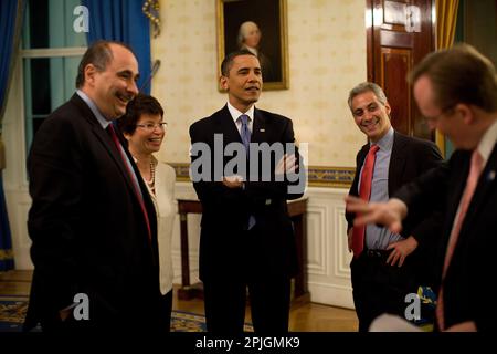 President Barack Obama speaks to the media as he meets with local ...