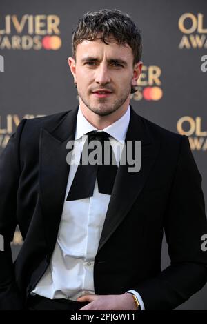 Paul Mescal, Olivier Awards 2023, Royal Albert Hall, London, UK, 02 ...