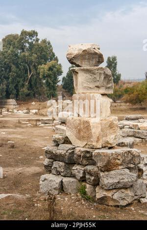 Temple of Artemis, Artemision of Ephesus, Ephesus, Turkey Stock Photo