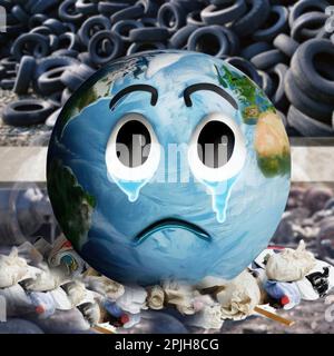 Pollution - A conceptual image that represents pollution Stock Photo
