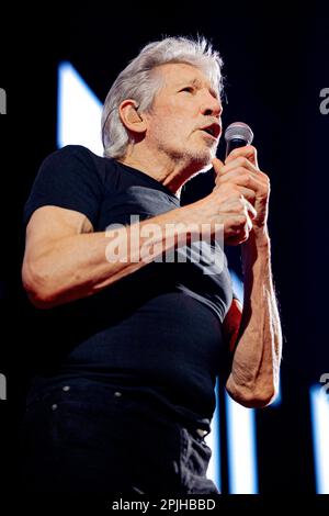 Italy 31 March 2023 Roger Waters - Farewell Tour This is not a drill - live at Mediolanum Forum Assago Milan © Andrea Ripamonti / Alamy Stock Photo