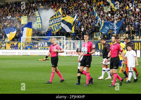 Modena, Italy. 01st Apr, 2023. Diego Falcinelli (Modena) during Modena FC vs  AS Cittadella, Italian soccer