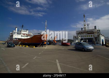 La Maddalena, porto / imbarco Stock Photo