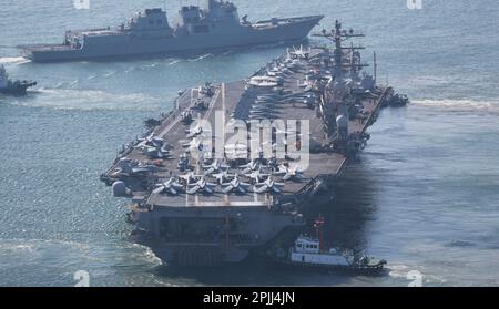 The U.S. Navy s nuclear powered aircraft carrier USS Nimitz