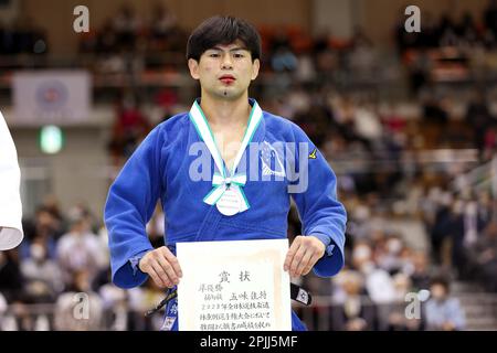 Fukuoka, Japan. 1st Apr, 2023. Yoshimasa Gomi Judo : All Japan Selected Judo Championships Men's -66kg Award ceremony in Fukuoka, Japan . Credit: Naoki Nishimura/AFLO SPORT/Alamy Live News Stock Photo