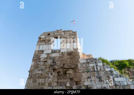 Old fort Byblos Lebanon Middle East Stock Photo
