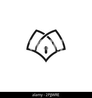 education lock security book symbol icon vector Stock Vector