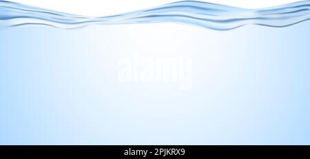 Water background with waves on the surface. Soft color and gradients. Applicable as background at health drink design concept or for perfumery adverti Stock Vector