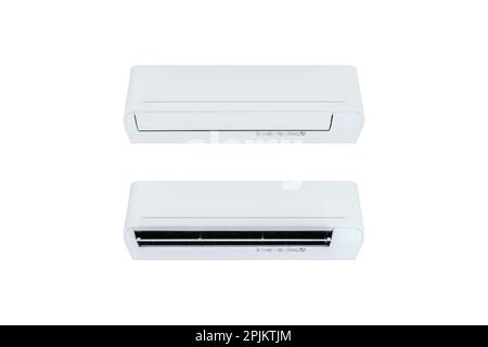Air conditioner isolated on white background. Stock Photo