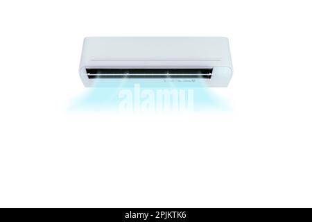 Air conditioner isolated on white background. Stock Photo