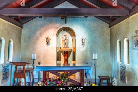 National Shrine of Our Lady of La Leche, Saint Augustine, Florida. Mission founded 1565. Stock Photo