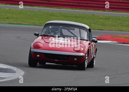 Frazer Gibney, Lotus Elan S1, HSCC Historic Road Sports with Historic Touring Cars and Ecurie Classic, three classifications combined into the one rac Stock Photo