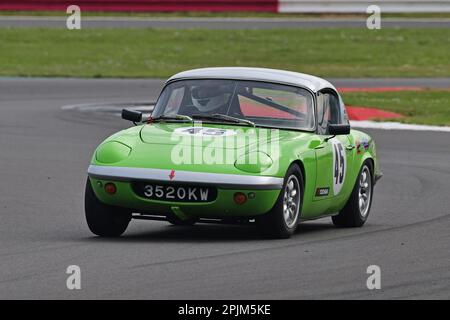 Rupert Ashdown, Lotus Elan S1, HSCC Historic Road Sports with Historic Touring Cars and Ecurie Classic, three classifications combined into the one ra Stock Photo