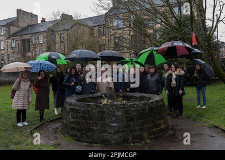 Gallow Green Plaque Unveiling Ceremony march 29th 2023 Stock Photo