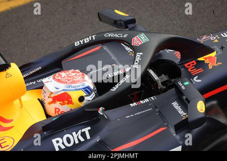 The Oracle Max Verstappen of Netherlands drives the (3) Oracle Red Bull Racing ...