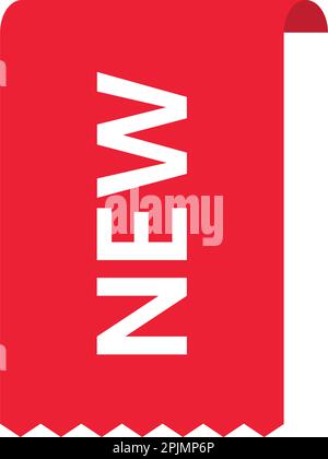 new red sticker - vector label Stock Vector Image & Art - Alamy