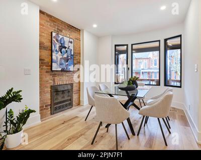 Toronto semi detached house renovation for real estate Stock Photo