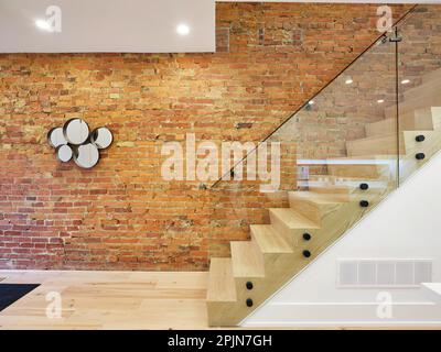 Toronto semi detached house renovation for real estate Stock Photo