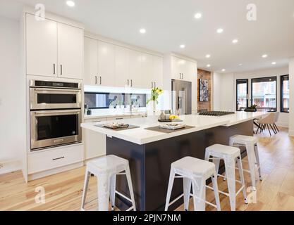 Toronto semi detached house renovation for real estate Stock Photo