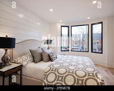 Toronto semi detached house renovation for real estate Stock Photo