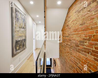 Toronto semi detached house renovation for real estate Stock Photo