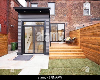 Toronto semi detached house renovation for real estate Stock Photo