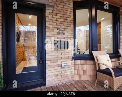 Toronto semi detached house renovation for real estate Stock Photo