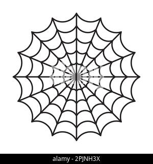Spider web; Spider web split name frame; corner spider web, Halloween; Halloween cut file, Spiderweb Stock Vector