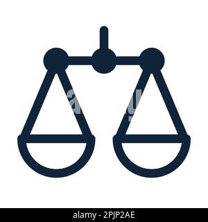 Compare icon. Balance pixel perfect 48 48 icon. Products compare symbol. UI web interface sign. Vector illustration. Stock Vector
