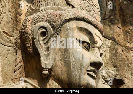 Fengxian Temple The Biggest Cave Of Longmen Grottoes Luoyang Henan China Stock Photo