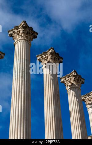 Roman Temple of Cordoba, Cordoba, Andalusia, Spain, South West Europe Stock Photo