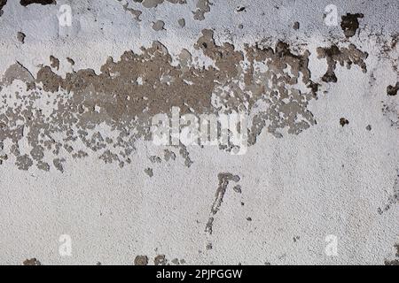 Cracked and abstract grunge texture. Aged material surface backdrop. Weathered effect pattern. Old and dirty background. Graphic resource. Stock Photo