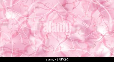 Pink marble seamless pattern with fog texture. Stone wall, floor or counter top surface. Granite or agate pastel tile for bathroom. Abstract terrazzo Stock Vector