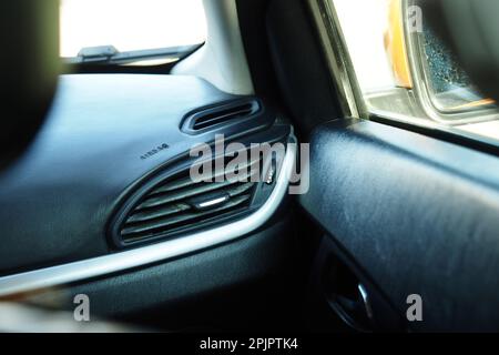 car air conditioner grid pane, Stock Photo