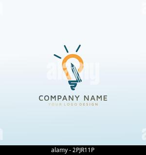 letter P education vector logo design Stock Vector