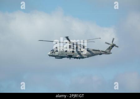 Merlin Mk2, Royal Navy, Helicopter Stock Photo