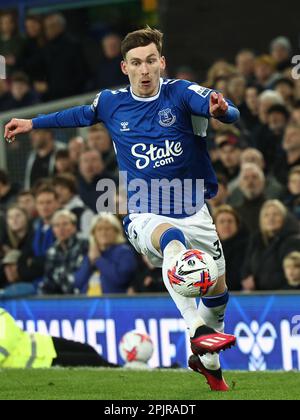 Liverpool, UK. 3rd Apr, 2023. Sean Dyche manager of Everton complains ...