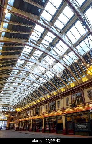 Leadenhall Market on a Sunday Stock Photo