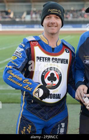 Kyle Howarth during the Peter Craven Memorial Trophy event at the