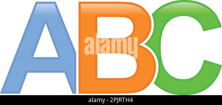 Letter ABC logo design template elements Stock Vector