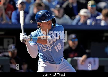 Kansas City Royals' Nate Eaton during a baseball game in Kansas City, Mo.,  Thursday, Aug. 11, 2022. (AP Photo/Colin E. Braley Stock Photo - Alamy