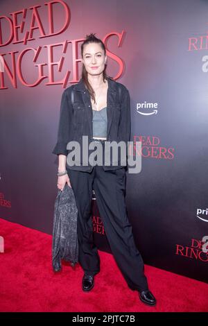 NEW YORK, NEW YORK - APRIL 03: Erinn Ruth attends the world premiere of ...