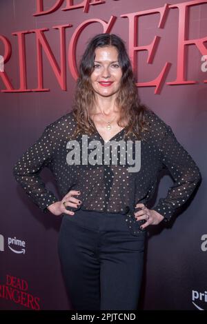 NEW YORK, NEW YORK - APRIL 03: Jill Hennessy attends the world premiere of Prime Video's 'Dead Ringers' at Metrograph on April 03, 2023 in New York City. Stock Photo