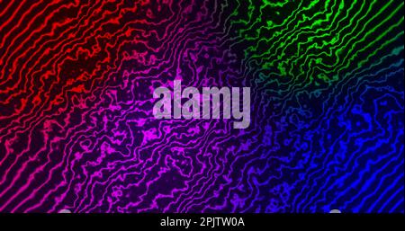 Diagonal glowing stripes, dynamic abstract background with gradient. Stock Photo