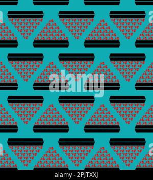 Mourning for Dead pattern seamless. Sorrow texture. Funeral background Stock Vector