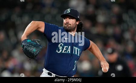 This is a 2023 photo of Robbie Ray of the Seattle Mariners baseball team.  This image reflects the Seattle Mariners active roster as of Thursday, Feb.  23, 2023, when this image was